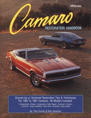 Camaro restoration handbook : ground-up or sectional restoration tips & techniques for 1967 to 1981 Camaros, all models included