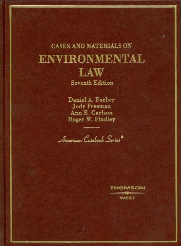 Cases and materials on environmental law