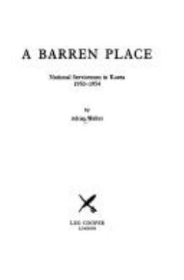 A barren place : national servicemen in Korea, 1950-1954