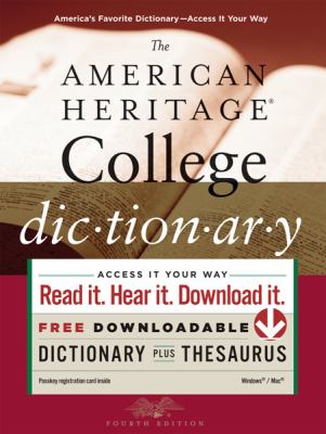 The American Heritage college dictionary.