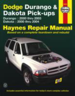 Dodge Durango & Dakota pick-ups automotive repair manual