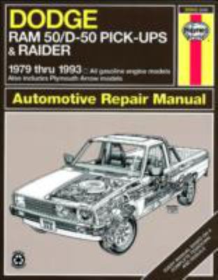 Chrysler mini pick-ups automotive repair manual
