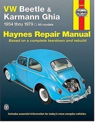 VW Beetle & Karmann Ghia : automotive repair manual