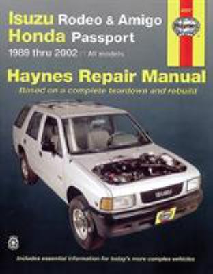 Isuzu Rodeo & Amigo Honda Passport automobile repair manual