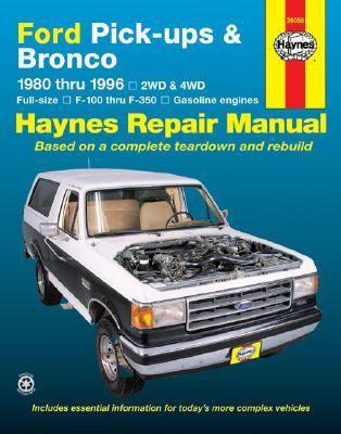 Ford pick-ups & Bronco automotive repair manual