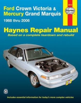 Ford Crown Victoria & Mercury Grand Marquis automotive repair manual