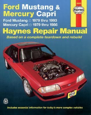 Ford Mustang, Mercury Capri automotive repair manual