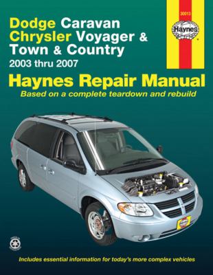 Dodge Caravan, Chrysler Voyager and Town & Country automotive repair manual