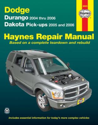 Dodge Durango & Dakota pick-ups automotive repair manual