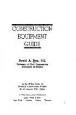 Construction equipment guide