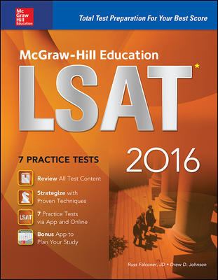 McGraw-Hill Education LSAT, 2016