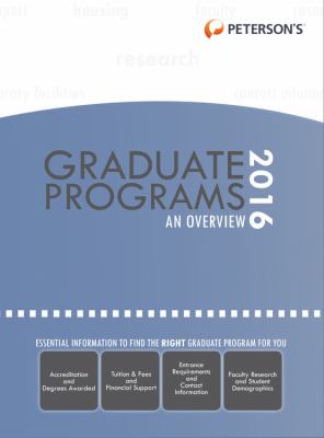 Peterson's graduate and professional programs