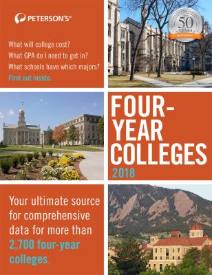 Peterson's four-year colleges 2018.