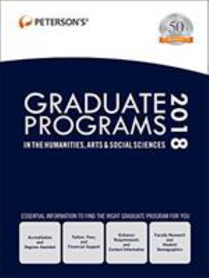 Graduate programs in the humanities, arts & social sciences 2018.