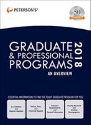 Graduate & professional programs : an overview, 2018.