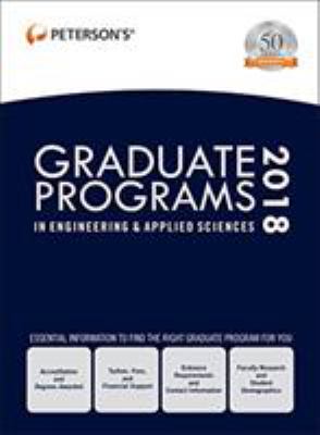 Graduate programs in engineering & applied sciences, 2018.