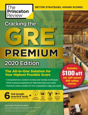 Cracking the GRE® premium