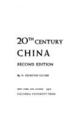 20th century China,