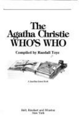 The Agatha Christie who's who