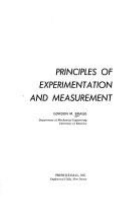 PRINCIPLES OF EXPERIMENTATION AND MEASUREMENT