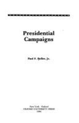 Presidential campaigns