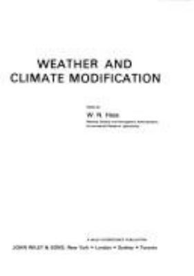WEATHER AND CLIMATE MODIFICATION