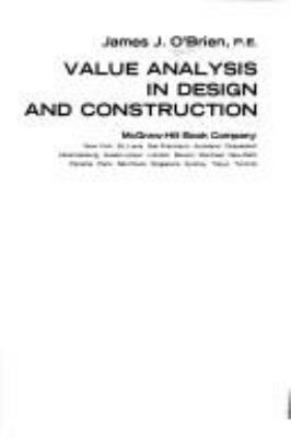 Value analysis in design and construction