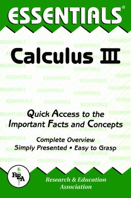 The Essentials of calculus III