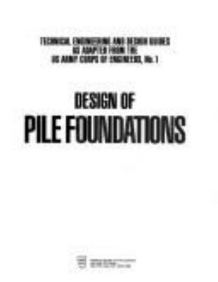 Design of pile foundations.