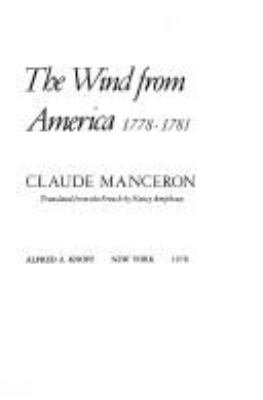 The wind from America, 1778-1781