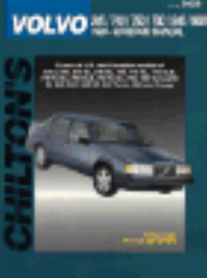 Chilton's Volvo 240/740/760/780/940/960 1990-93 repair manual.