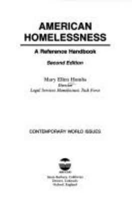 American homelessness : a reference handbook