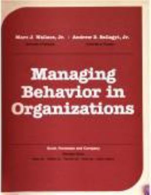 Managing behavior in organizations