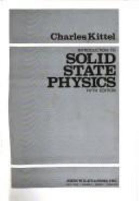 INTRODUCTION TO SOLID STATE PHYSICS