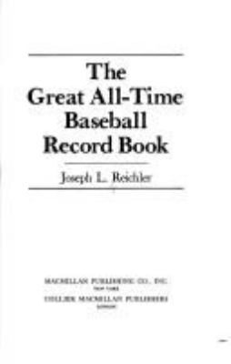 The great all-time baseball record book