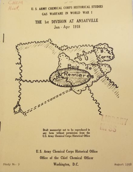 The 1st Division at Ansauville, January - April 1918