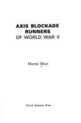 Axis blockade runners of World War II