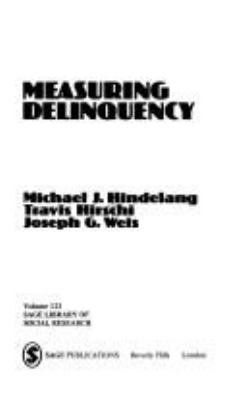 Measuring delinquency