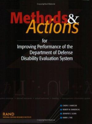 Methods & actions for improving performance of the Department of Defense disability evaluation system