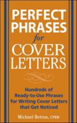 Perfect phrases for cover letters