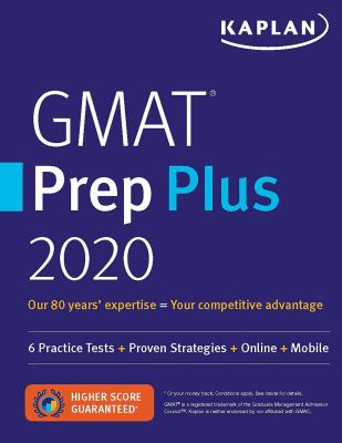 GMAT prep plus 2020.