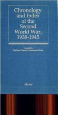 Chronology and index of the Second World War 1938-1945