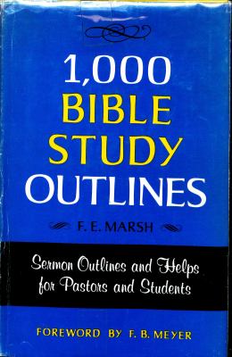 1000 Bible study outlines.