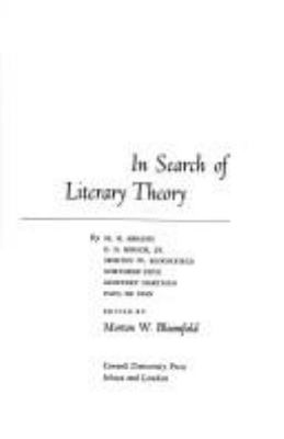 In search of literary theory,