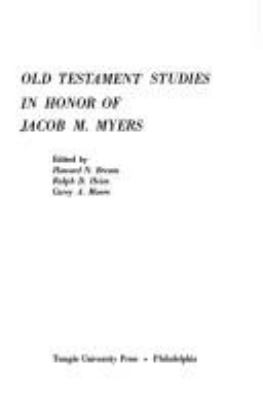 A Light unto my path; : Old Testament studies in honor of Jacob M. Myers