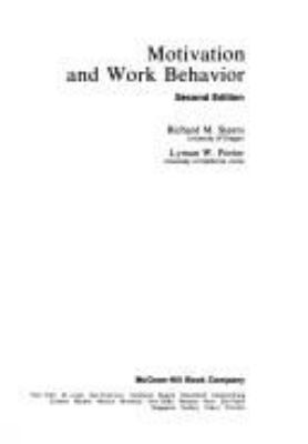 Motivation and work behavior