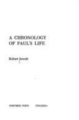 A chronology of Paul's life