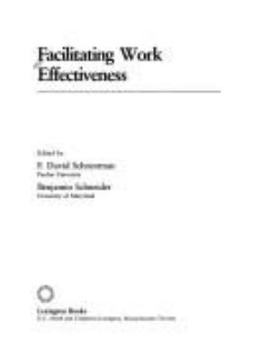 Facilitating work effectiveness