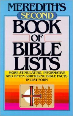 Meredith's second book of Bible lists