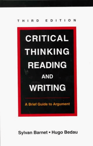 Critical thinking, reading, and writing : a brief guide to argument